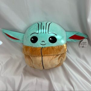Pillow Plush 10 Inch Baby Yoda Grogu Stuffed Animal with 3 Baby Yodas, NWT